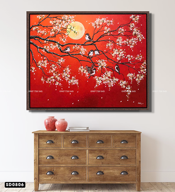 Tranh Indochine Trang Trí Phòng Khách 5